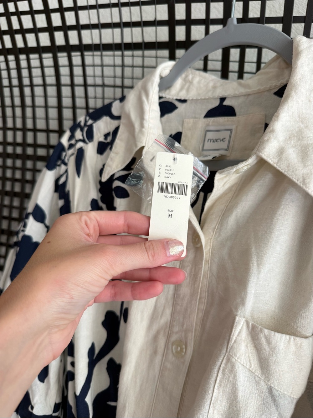 Anthropologie Maeve Mona Linen Blend Maxi Shirtdress - Picture 8 of 8